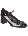 Valentino Vlogo Signature Patent Leather Mary Jane Pumps In Black