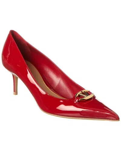 Valentino Garavani Valentino Vlogo 60 Patent Pump In Red
