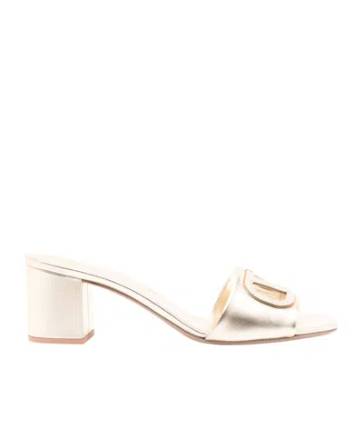 VALENTINO GARAVANI VALENTINO	VLOGO SIGNATURE SQUARE OPEN TOE SANDALS