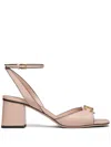 Valentino Garavani Vlogo Bold Ankle Strap Sandal In Pink