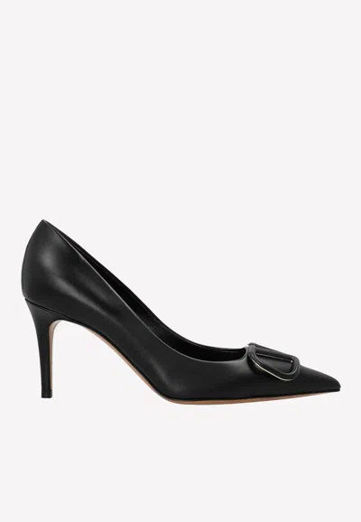 Valentino Garavani Vlogo Pumps In Nero