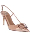 Valentino Garavani Valentino Vlogo 80 Patent Slingback Pump In Pattern