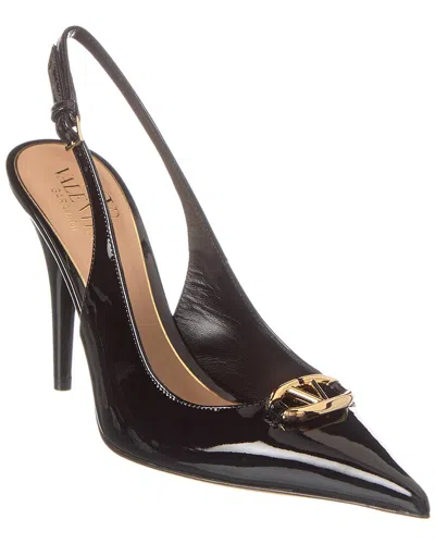 VALENTINO GARAVANI VALENTINO VLOGO 90 PATENT SLINGBACK PUMP