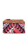 Valentino Vlogo Bandana-print Pouch In Multicolour