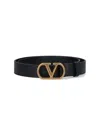 Valentino 'vlogo Signature' Belt In Black  
