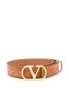 Valentino Vlogo Belt In Braun