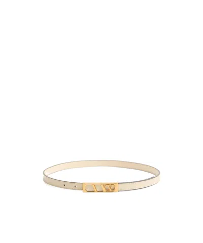 VALENTINO GARAVANI V-LOGO LEATHER BELT