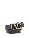 Valentino Vlogo Belt In Nero