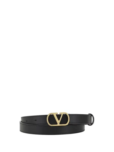 Valentino Garavani Vlogo Belt In Nero