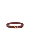 Valentino Vlogo Belt In Brown