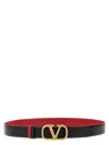 Valentino Vlogo 30mm Reversible Leather Belt