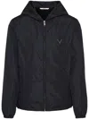 Valentino Long-sleeved Casual Jacket In Blue