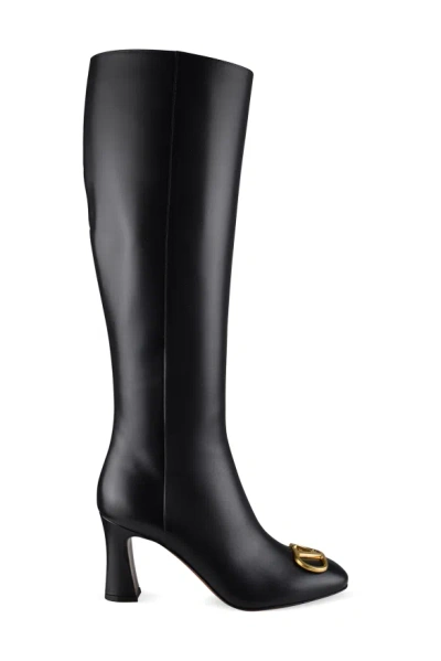 Valentino Garavani Vlogo Boots In Black