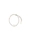 Valentino Vlogo Bracelet In Metallic
