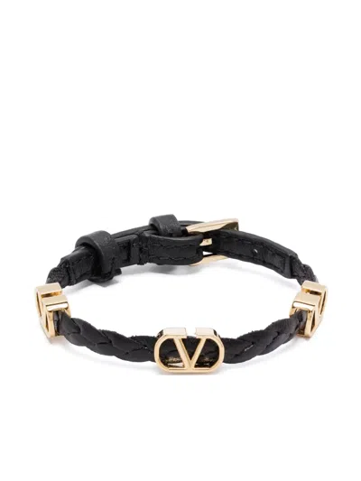 Valentino Garavani Vlogo Bracelet In Gold