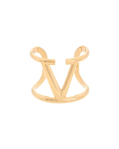 Valentino Garavani Vlogo Signature Metal Bracelet In Yellow
