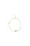 Valentino Vlogo Signature Bracelet In Golden