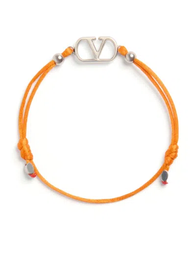 Valentino Garavani Vlogo Bracelet In Orange