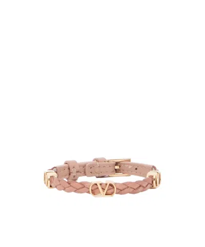 Valentino Garavani Vlogo Bracelet In Yellow