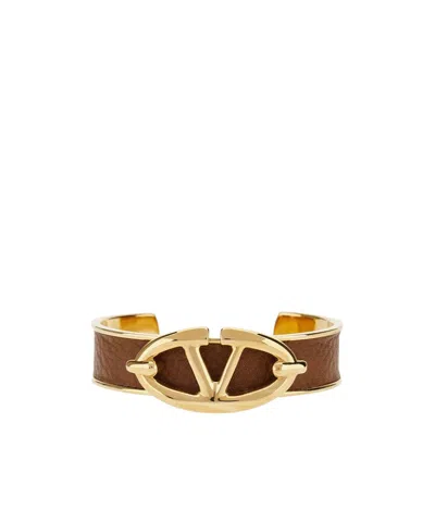 Valentino Garavani Vlogo Bracelet In Yellow