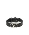 Valentino Vlogo Bracelet In Black