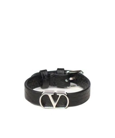 VALENTINO GARAVANI VALENTINO VLOGO SIGNATURE BUCKLED BRACELET