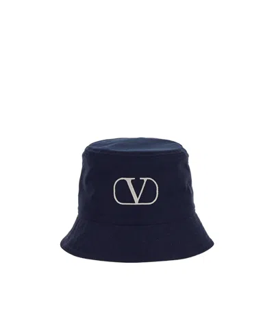 Valentino Garavani Vlogo Bucket Hat In Black