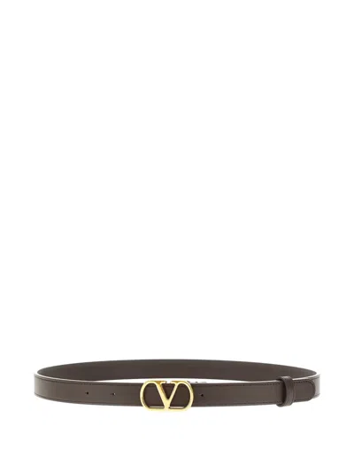 Valentino Garavani Vlogo Buckle Belt In Green