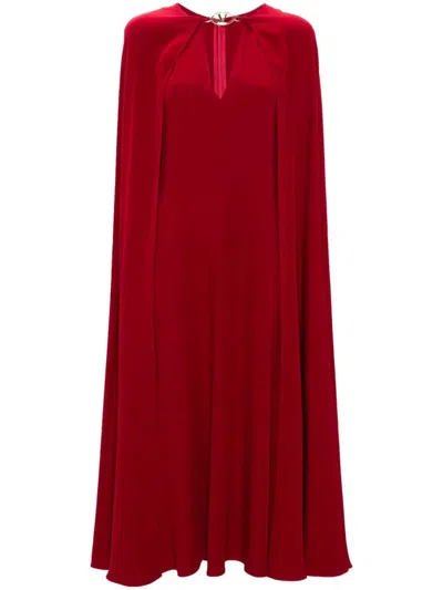 Valentino Vlogo Cady Gown In Red