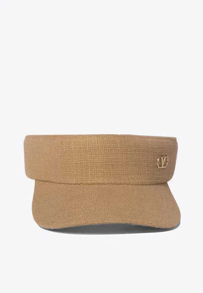 Valentino Garavani Vlogo Canvas Visor