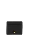 Valentino Vlogo Card Holder In Black