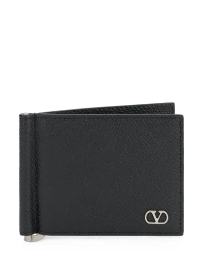 Valentino Garavani Vlogo Cardholder In Black