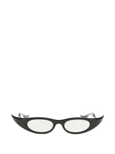 Valentino Vlogo Cat-eye Frame Sunglasses In Black