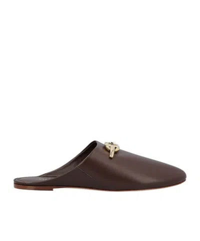 Valentino Garavani Valentino Vlogo Chained Slip-on Mules In Black