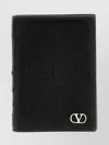 Valentino Vlogo Compact Textured Cardholder