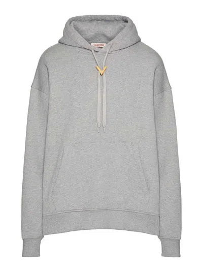 VALENTINO VLOGO COTTON HOODIE