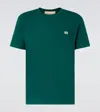 Valentino Garavani T-shirt With Signature Vlogo In Green