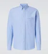 Valentino Camicia Maniche Lunghe Vlogo Signature Shirts Light Blue In Blue