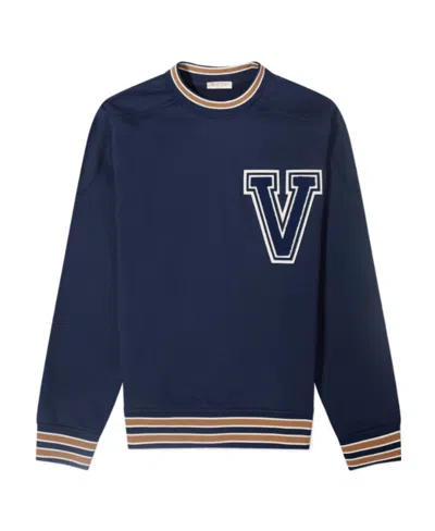 VALENTINO VALENTINO	LOGO FLOCKED CREWNECK SWEATSHIRT