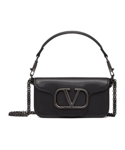 Valentino Garavani Vlogo Crossbody Bag In Black