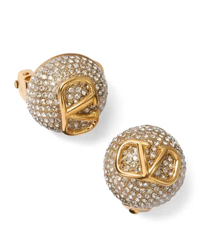 Valentino Garavani 18kt Gold Vlogo Signature Clip-on Earrings