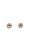 VALENTINO GARAVANI VLOGO CRYSTAL-EMBELLISHED EARRINGS