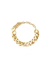 Valentino Vlogo Goldtone Chain-link Choker In Yellow