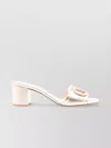 Valentino Garavani Vlogo Cut-out Leather Mules