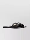 Valentino Vlogo Cutout Leather Sandal