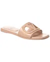 Valentino Garavani Valentino Vlogo Cutout Leather Sandal In Pink