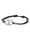 Valentino Vlogo-detail Bracelet In Black