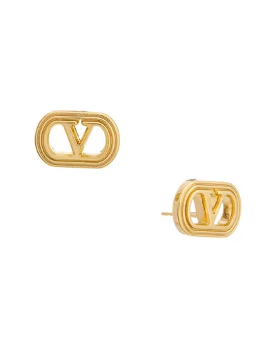 Valentino Garavani Valentino Vlogo Earrings In Transparent