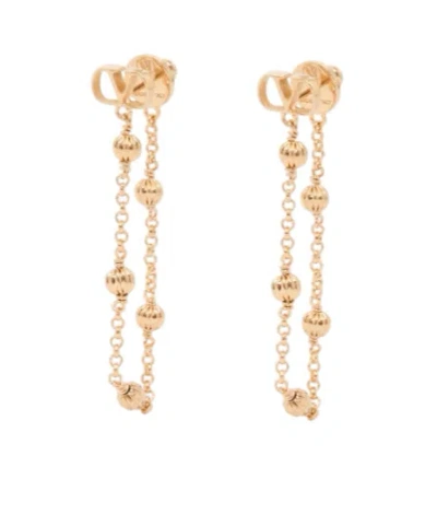 Valentino Garavani Vlogo Earrings In Oro