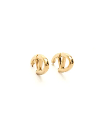 Valentino Garavani Valentino Vlogo Earrings In Gold